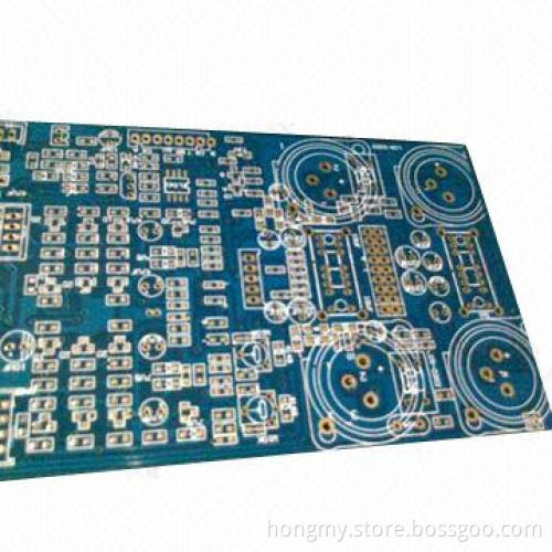 2-layer PCB Board with FR-4 Material and 1oz Copper Thickness and 1.6mm Board Thickness
